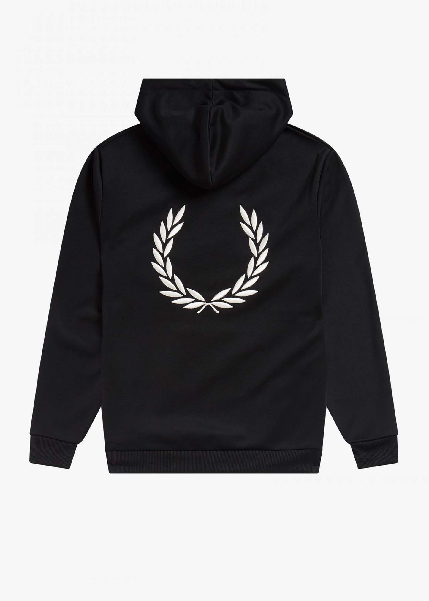 Fred Perry hoodie back print zwart trui