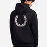 Fred Perry Hoodies Laurel wreath hooded sweatshirt - black