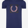Fred Perry T-shirts Laurel wreath graphic t-shirt - french navy