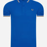 Fred Perry Polo's Twin tipped fred perry shirt - mid blue