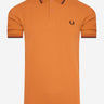 Fred Perry Polo's Twin tipped polo - rust