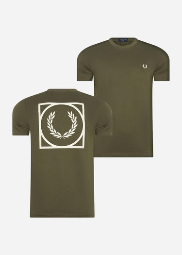 Fred Perry T-shirts  Graphic print t-shirt - military green