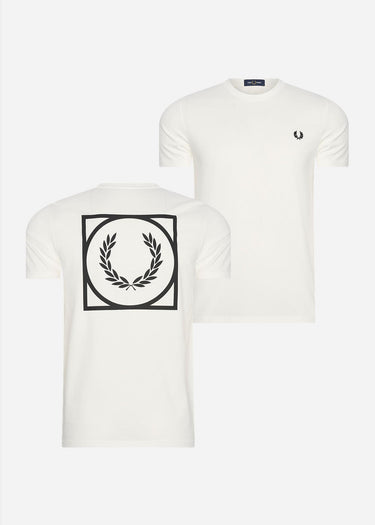 Fred Perry T-shirts  Graphic print t-shirt - snow white