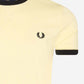 Fred Perry T-shirts  Ringer t-shirt - lemon sorbet 
