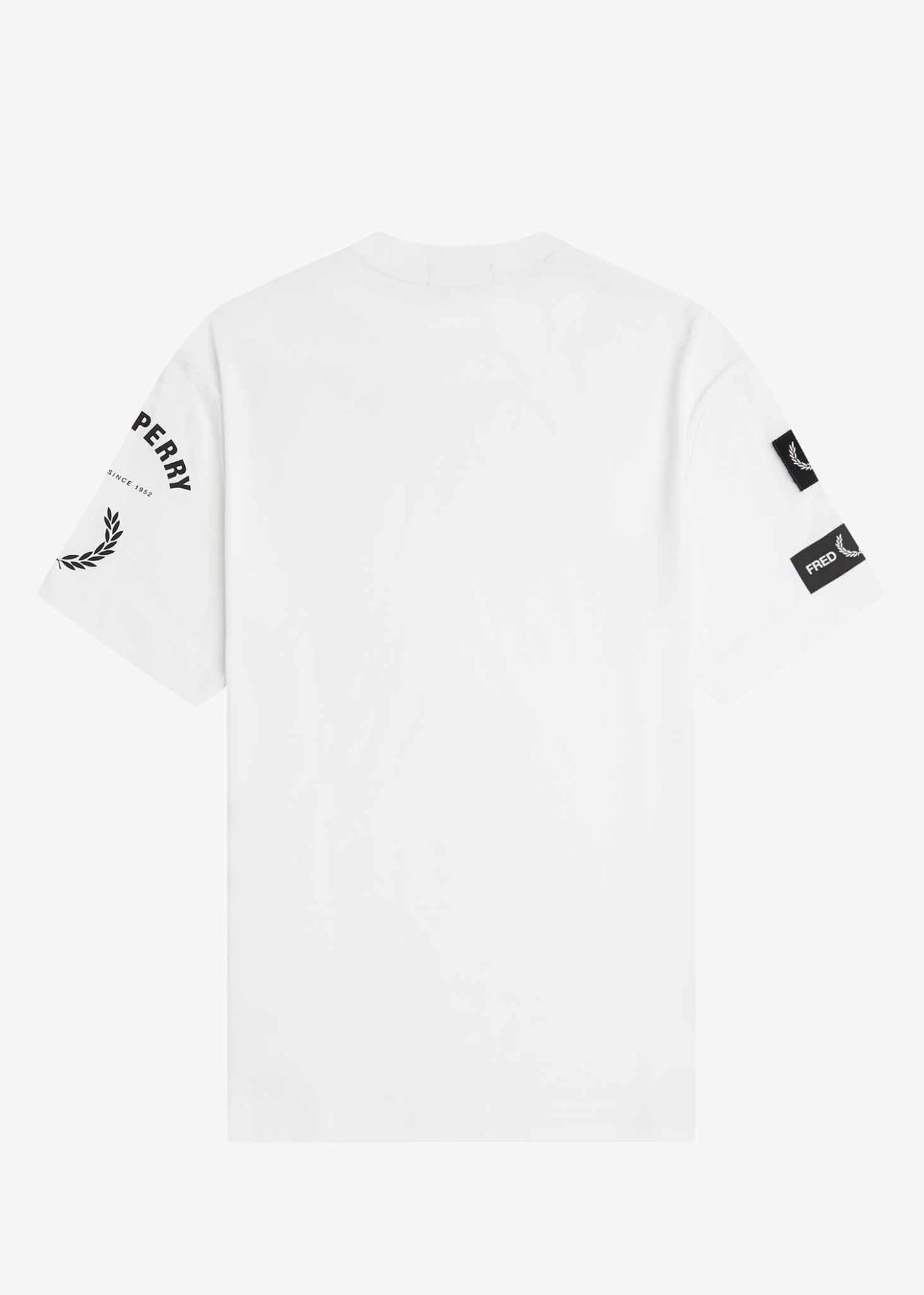 Bold branding t-shirt - white - Fred Perry
