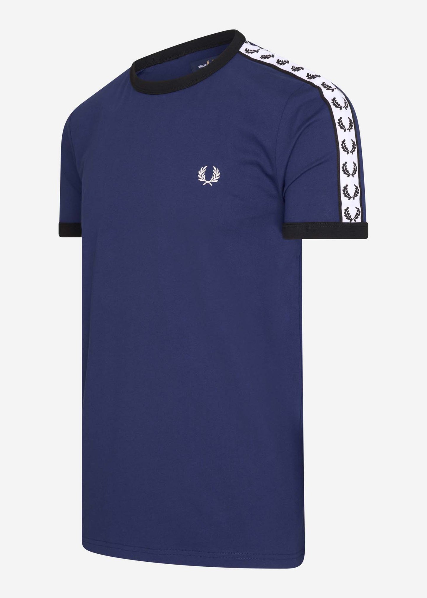 fred perry taped ringer t-shirt french navy