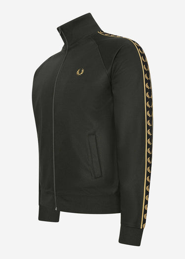 Fred Perry Vesten  Gold tape track jacket - hunting green