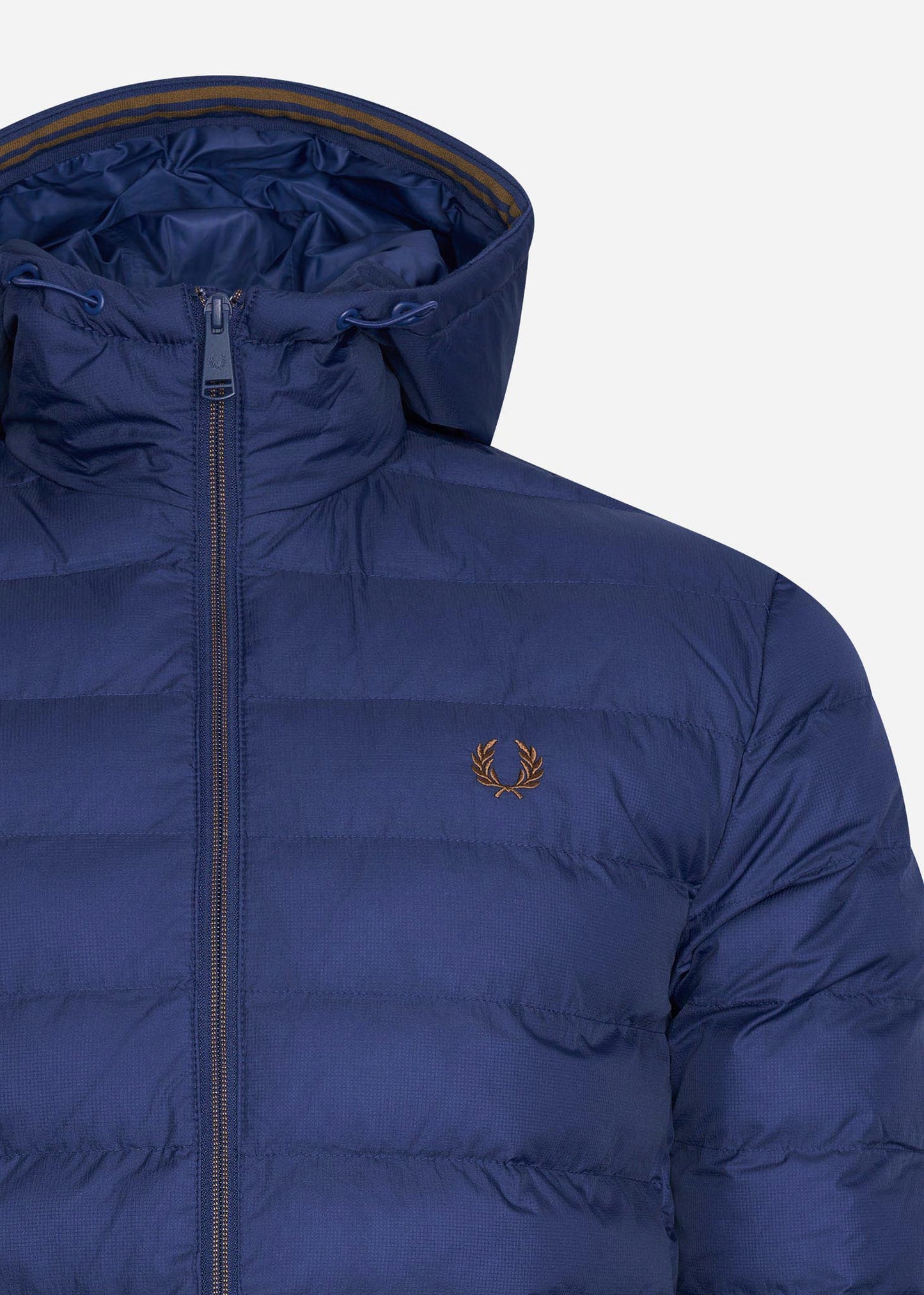 Hooded insulated jacket - french navy - Fred Perry