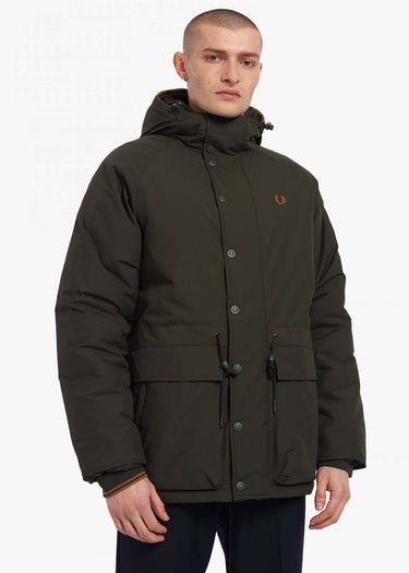 Fred Perry Jassen Padded zip-through jacket - hunting green