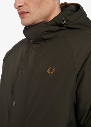 Fred Perry Jassen Padded zip-through jacket - hunting green