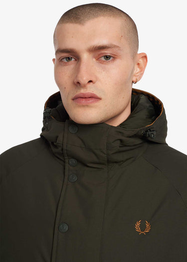 Fred Perry Jassen Padded zip-through jacket - hunting green