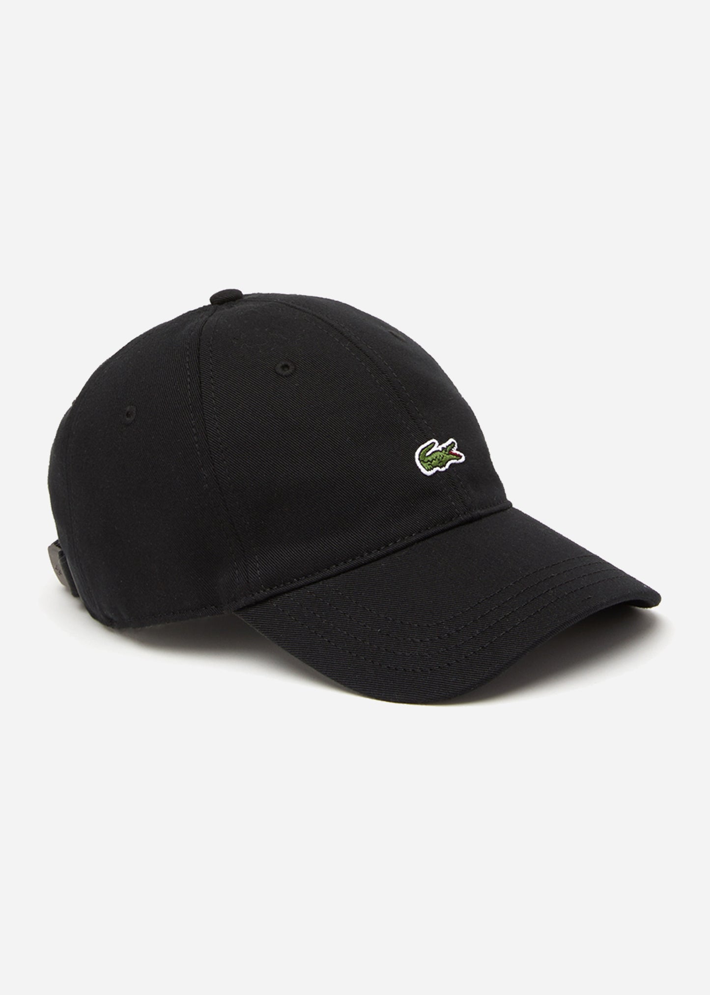 Lacoste Petten  Cotton twill logo cap - black 