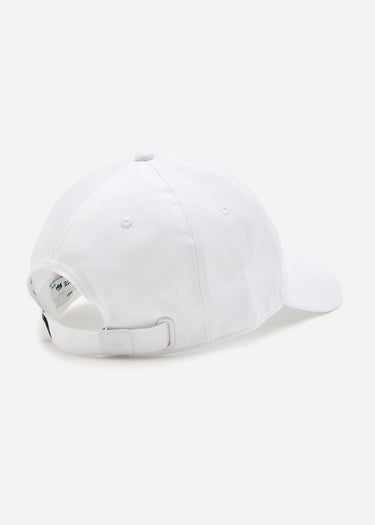 Lacoste Petten Cotton twill logo cap - white