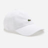 Lacoste Petten Cotton twill logo cap - white