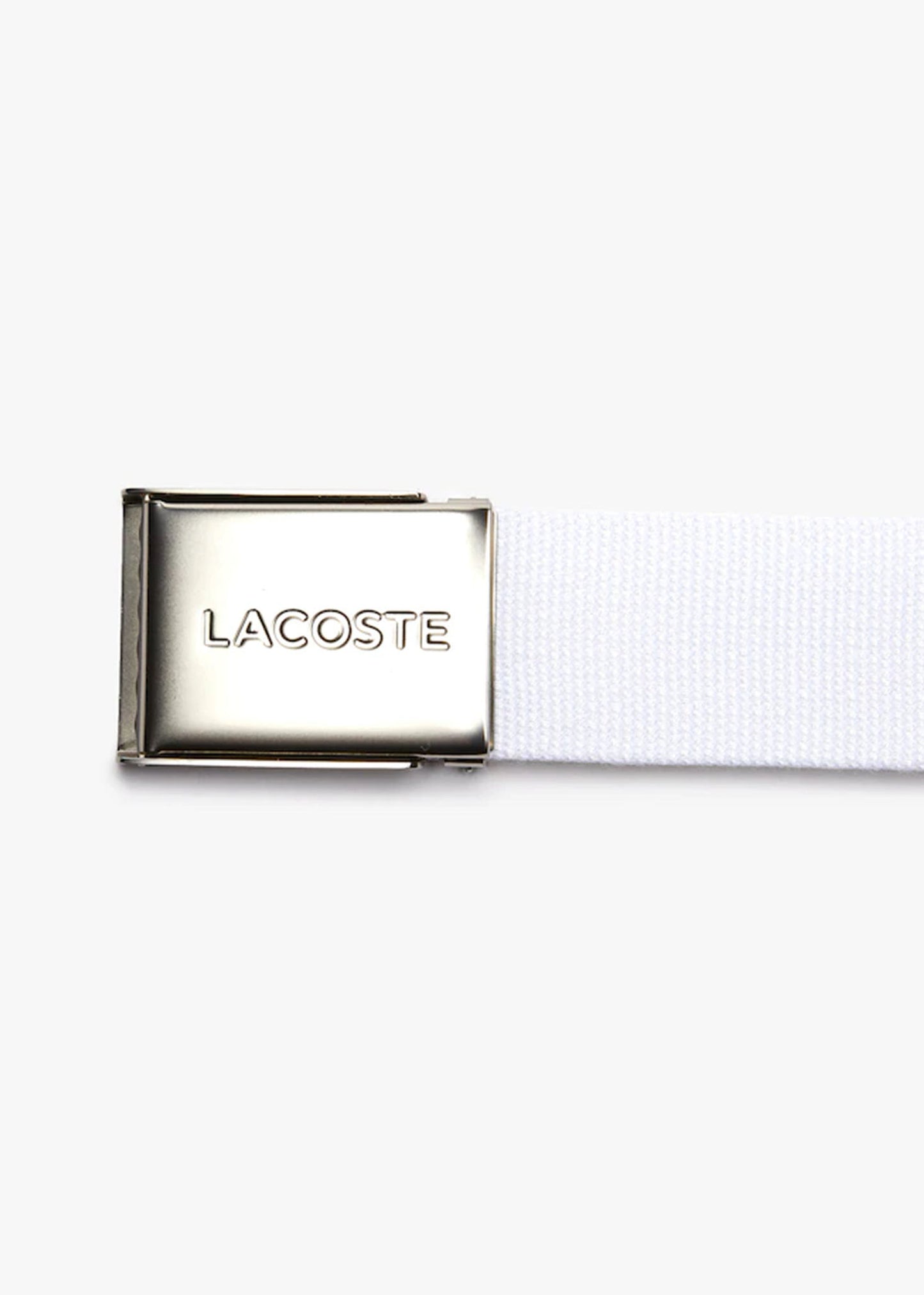 lacoste riem wit