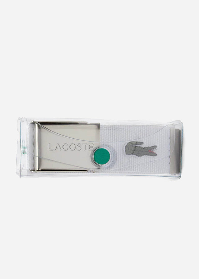 Lacoste Belts Leather goods belt - white