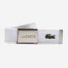 Lacoste Riemen Leather goods belt - white