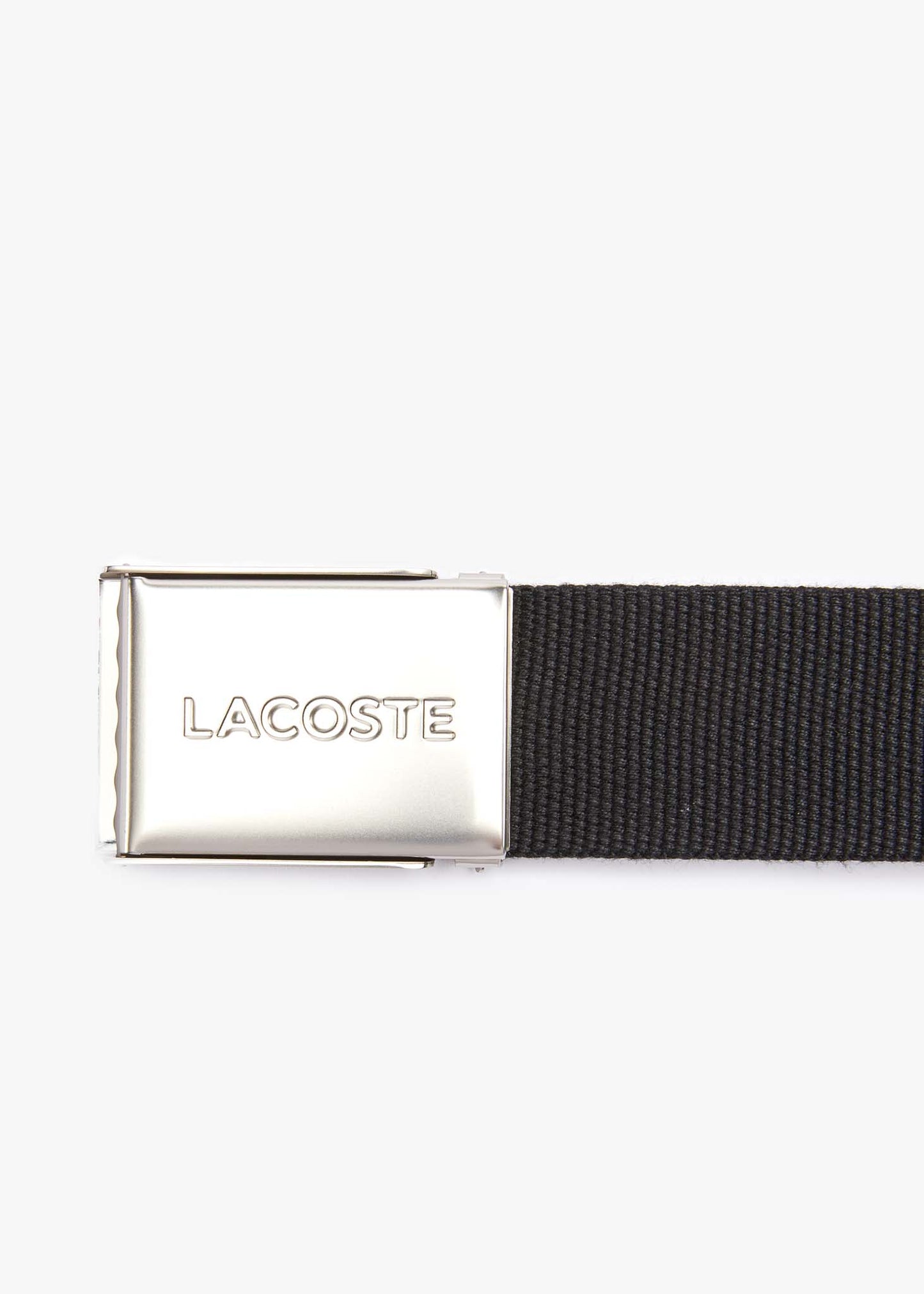 Lacoste Riemen  Leather goods belt - black 