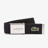 Lacoste Riemen Leather goods belt - black
