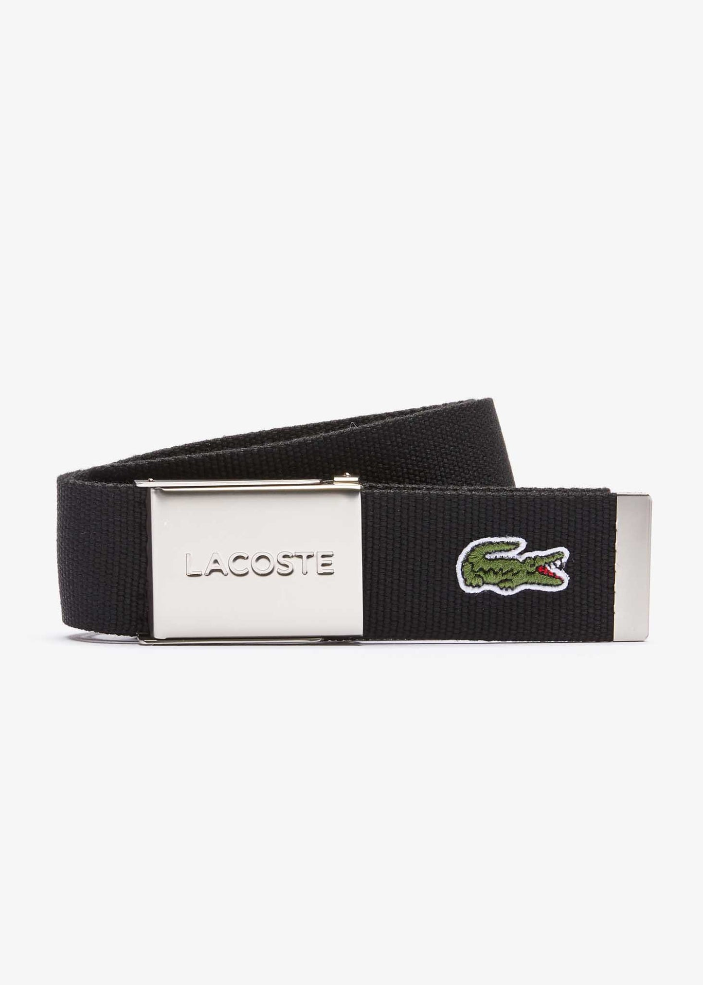 Lacoste Riemen  Leather goods belt - black 