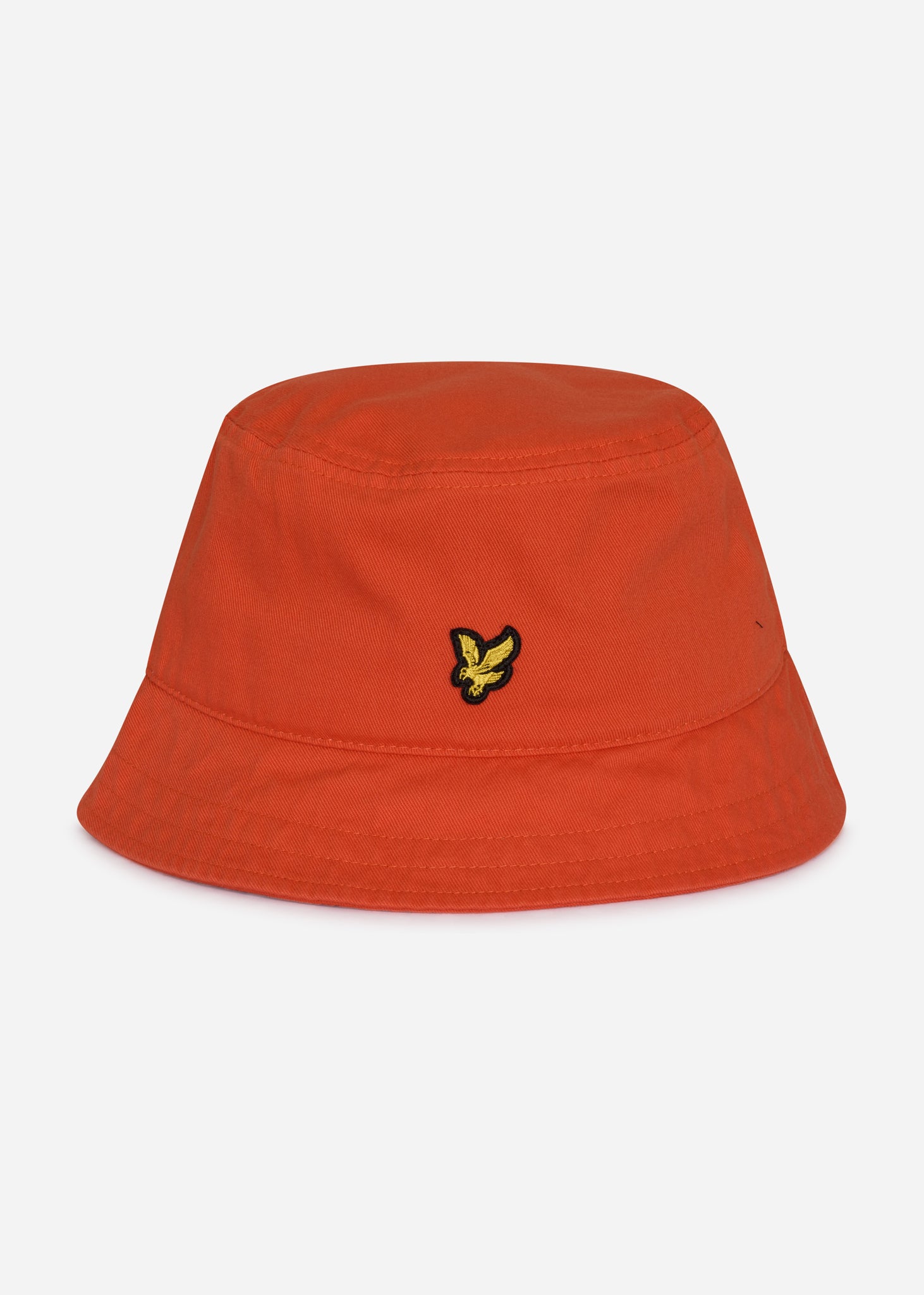 Lyle & Scott Bucket Hats  Cotton twill bucket hat - burnt orange 