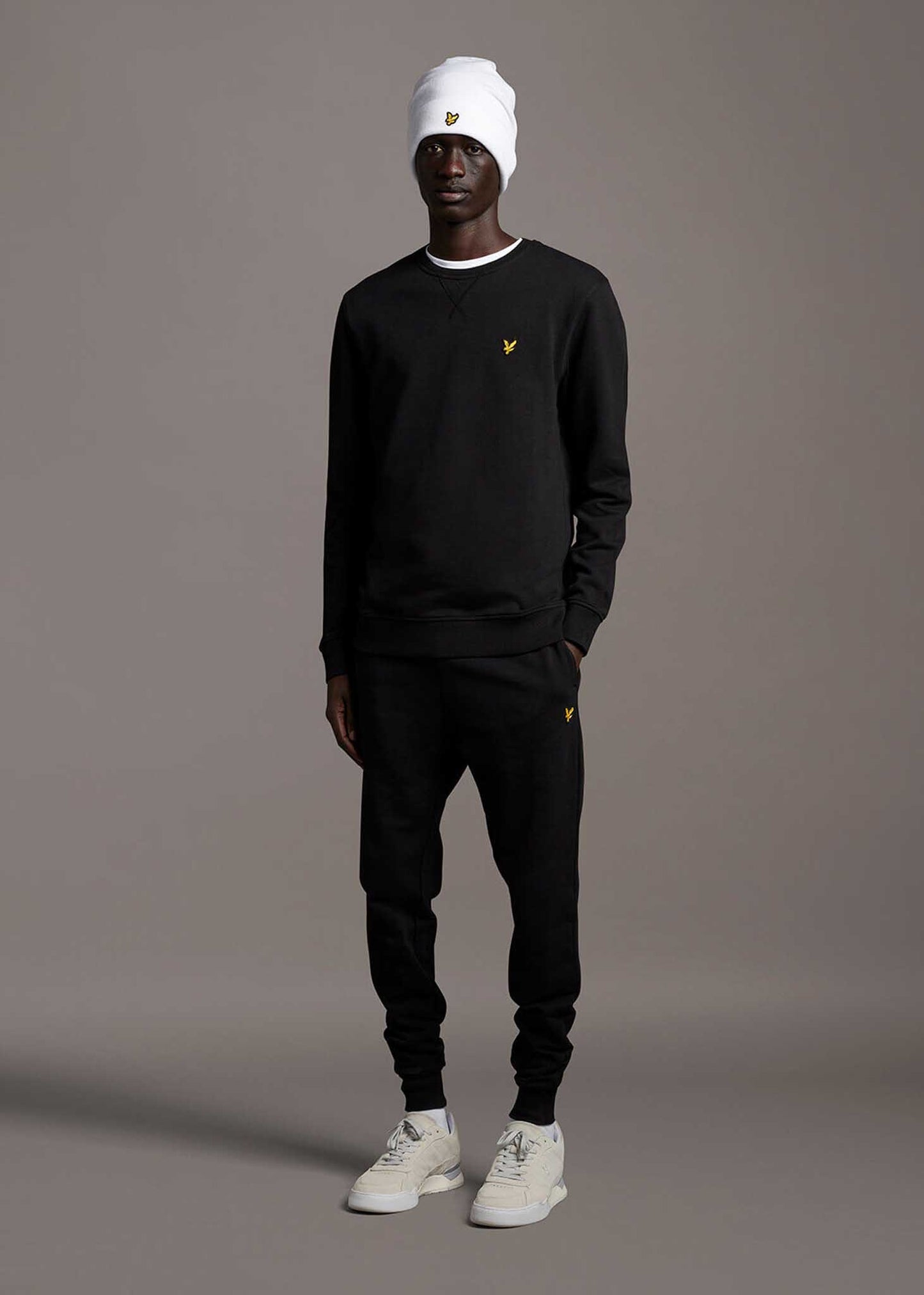 Skinny sweat pant - jet black