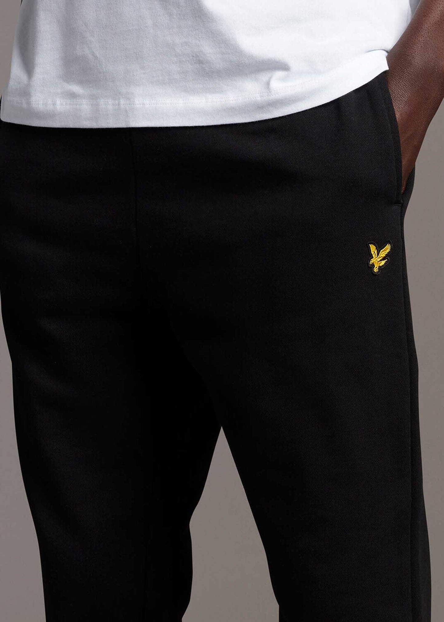 Skinny sweat pant - jet black