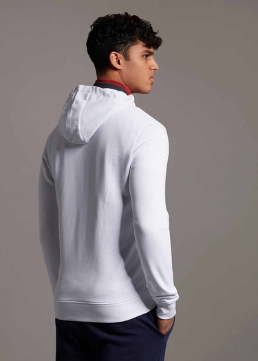 Lyle & Scott Vesten  Zip through hoodie - white