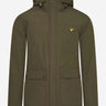 Lyle & Scott Jassen Hooded pocket jacket - trek green