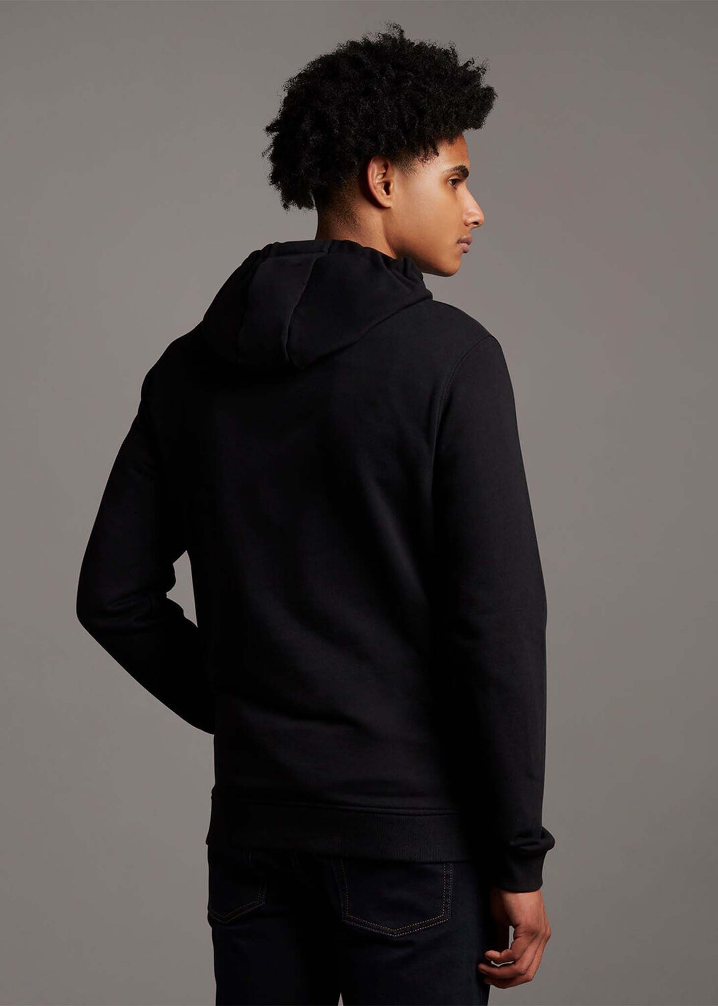 lyle and scott hoodie trui zwart