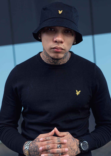 Lyle & Scott Truien  Merino crew jumper - jet black