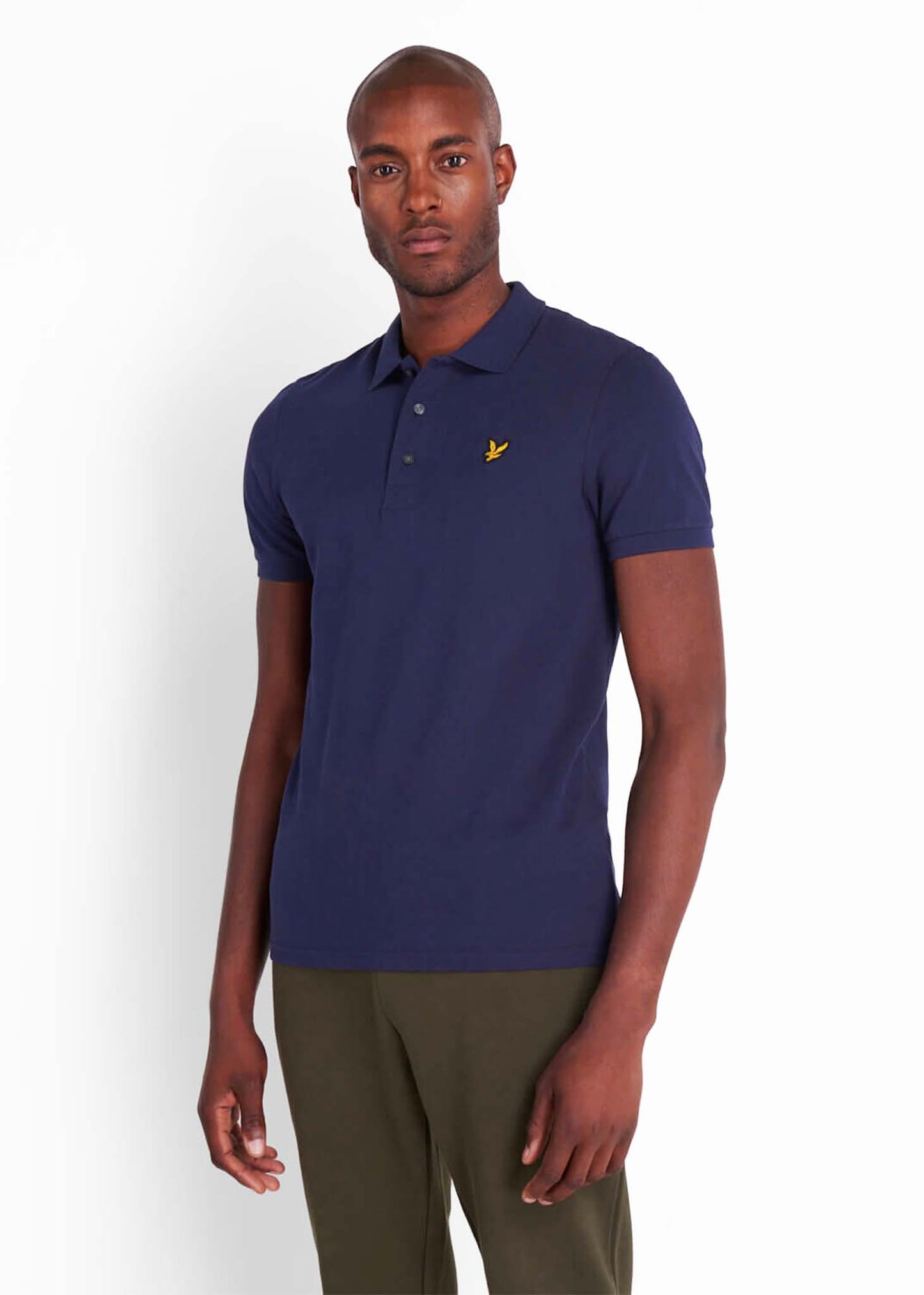 Lyle & Scott Polo's  Slim stretch polo - navy 