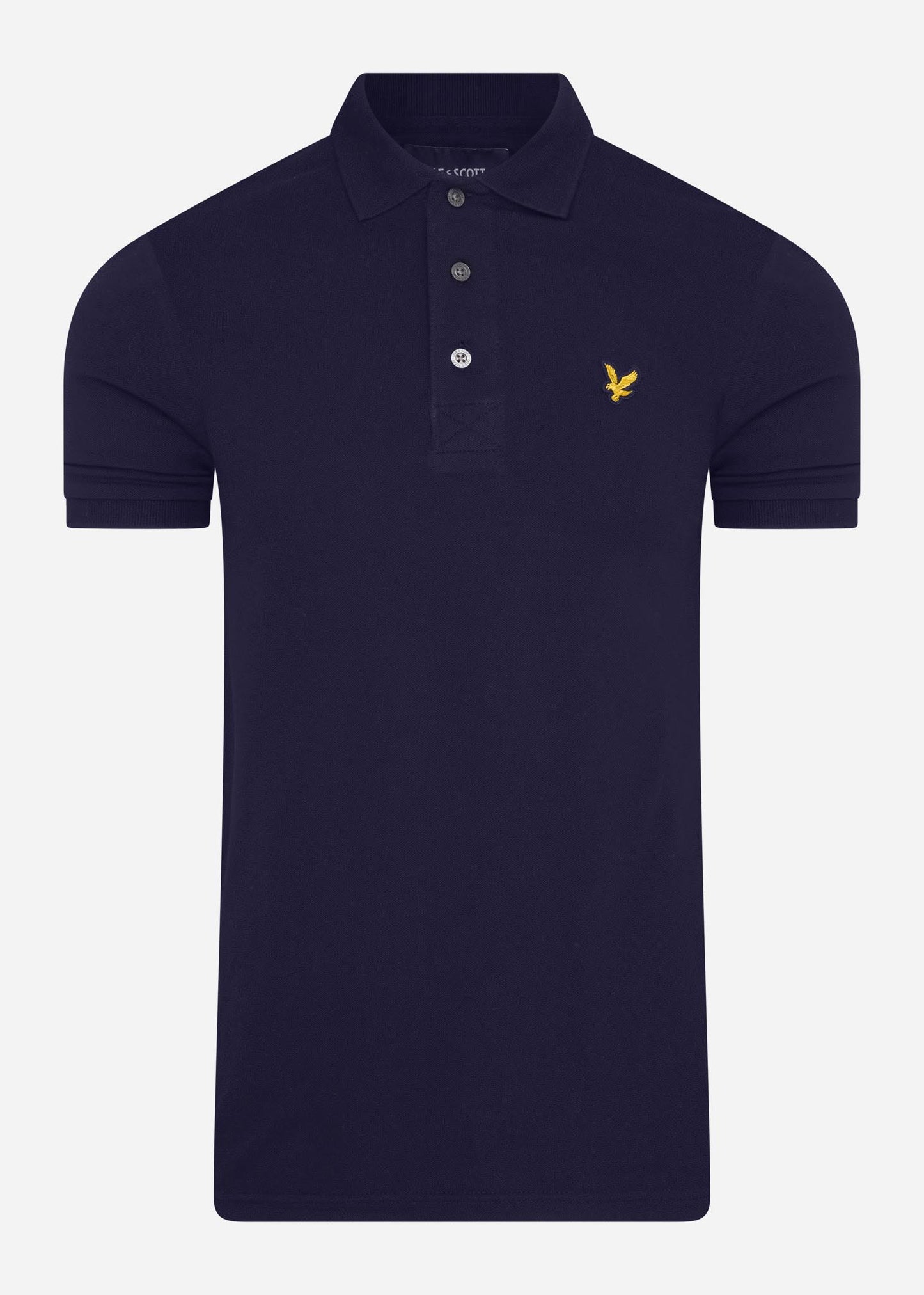 lyle and scott slim fit polo navy