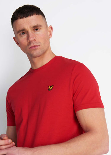 Lyle & Scott T-shirts Crew neck t-shirt - gala red