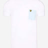Lyle & Scott T-shirts Contrast pocket t-shirt - white deck blue