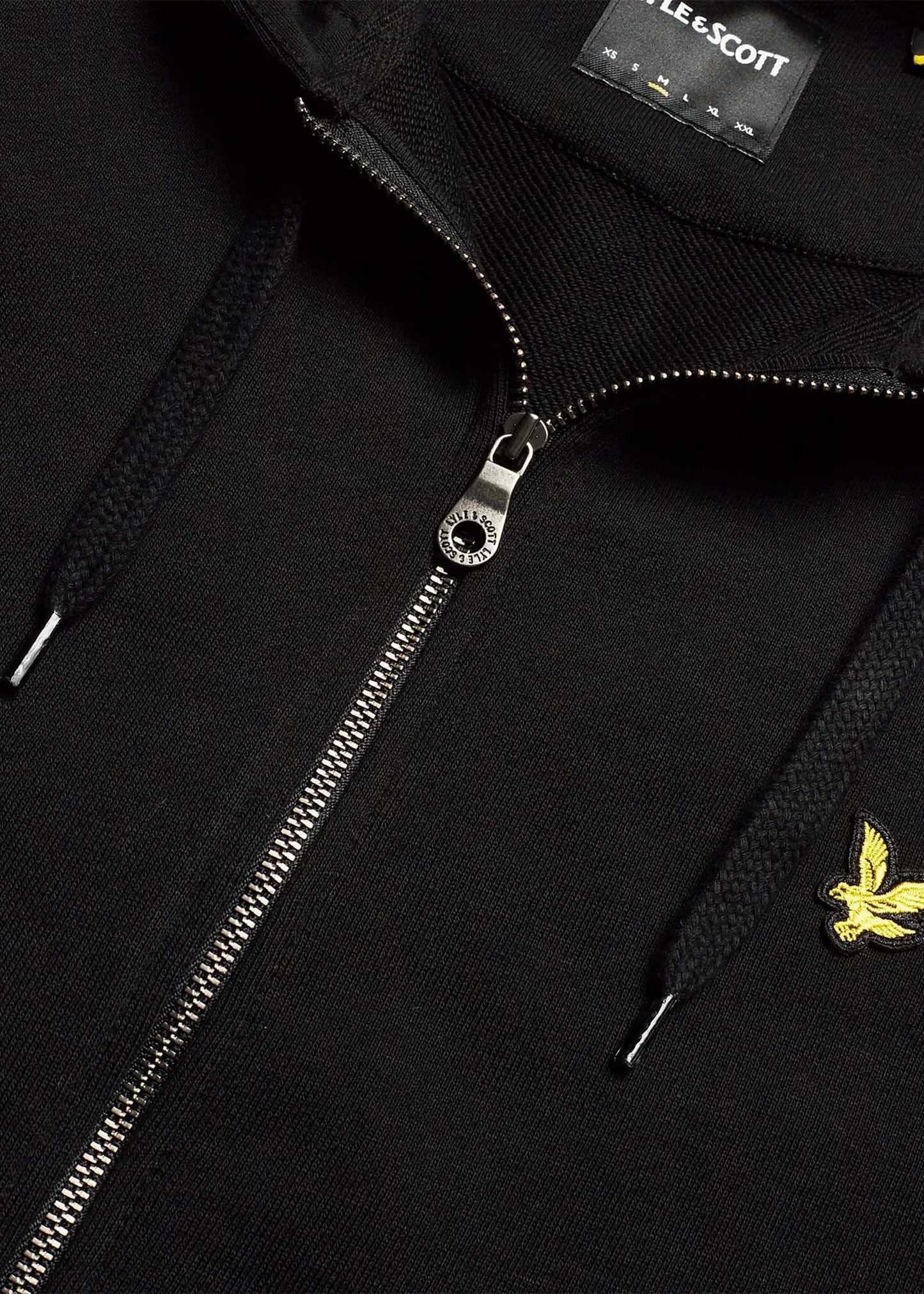 Lyle & Scott Vesten Zip through hoodie - jet black