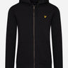 Lyle & Scott Vesten Zip through hoodie - jet black