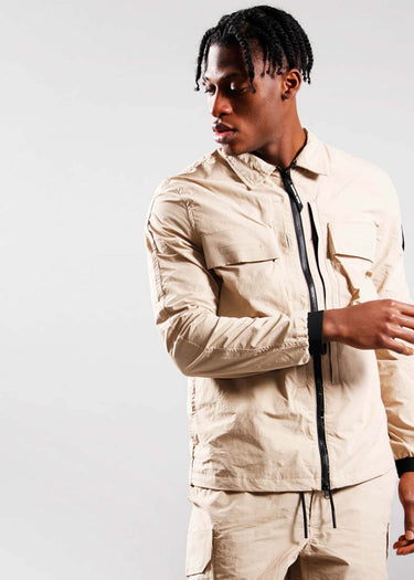 Marshall Artist Overshirts Forte polyamide overshirt - sandstone