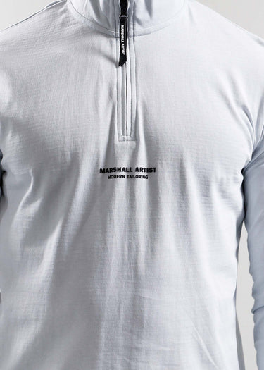 Marshall Artist Truien Siren 1/4 zip - dolphin grey