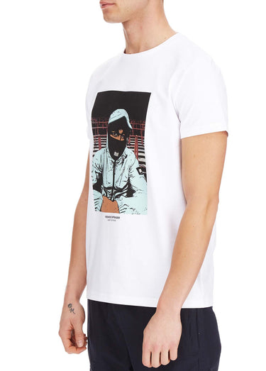 Weekend Offender T-shirts The terrace - white