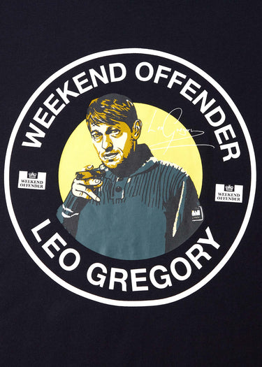 Weekend Offender T-shirts Leo Gregory special tee - navy