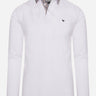 Weekend Offender Longsleeve Polo's Bentvena - white