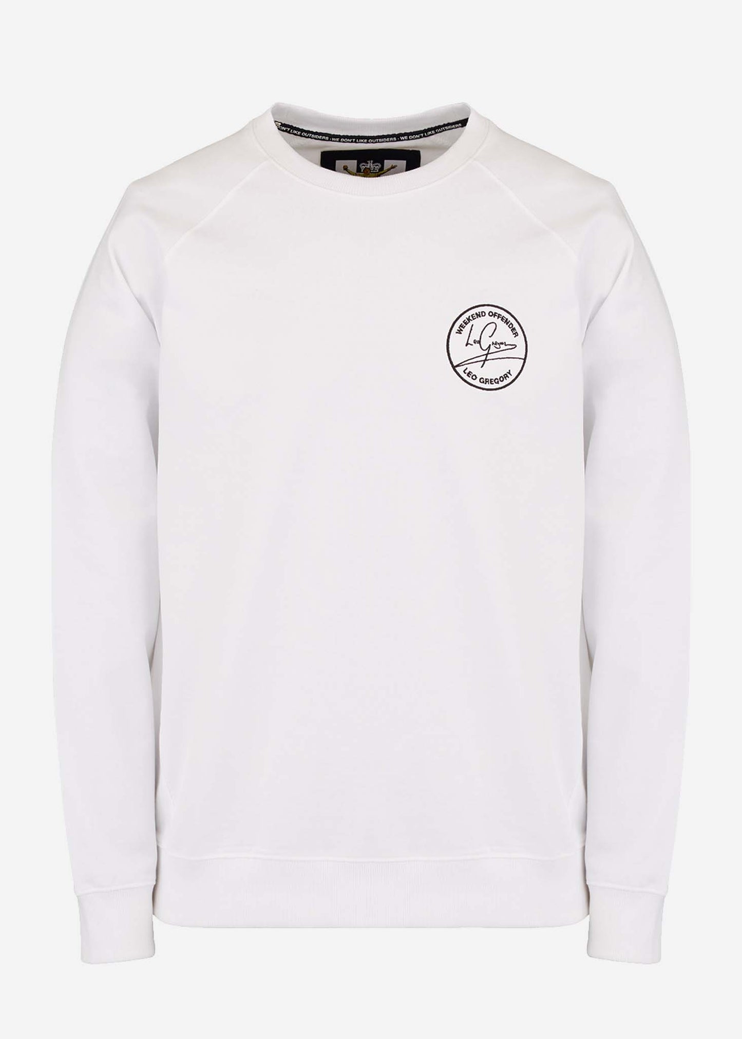 Weekend Offender Truien Leo Gregory special sweat - white