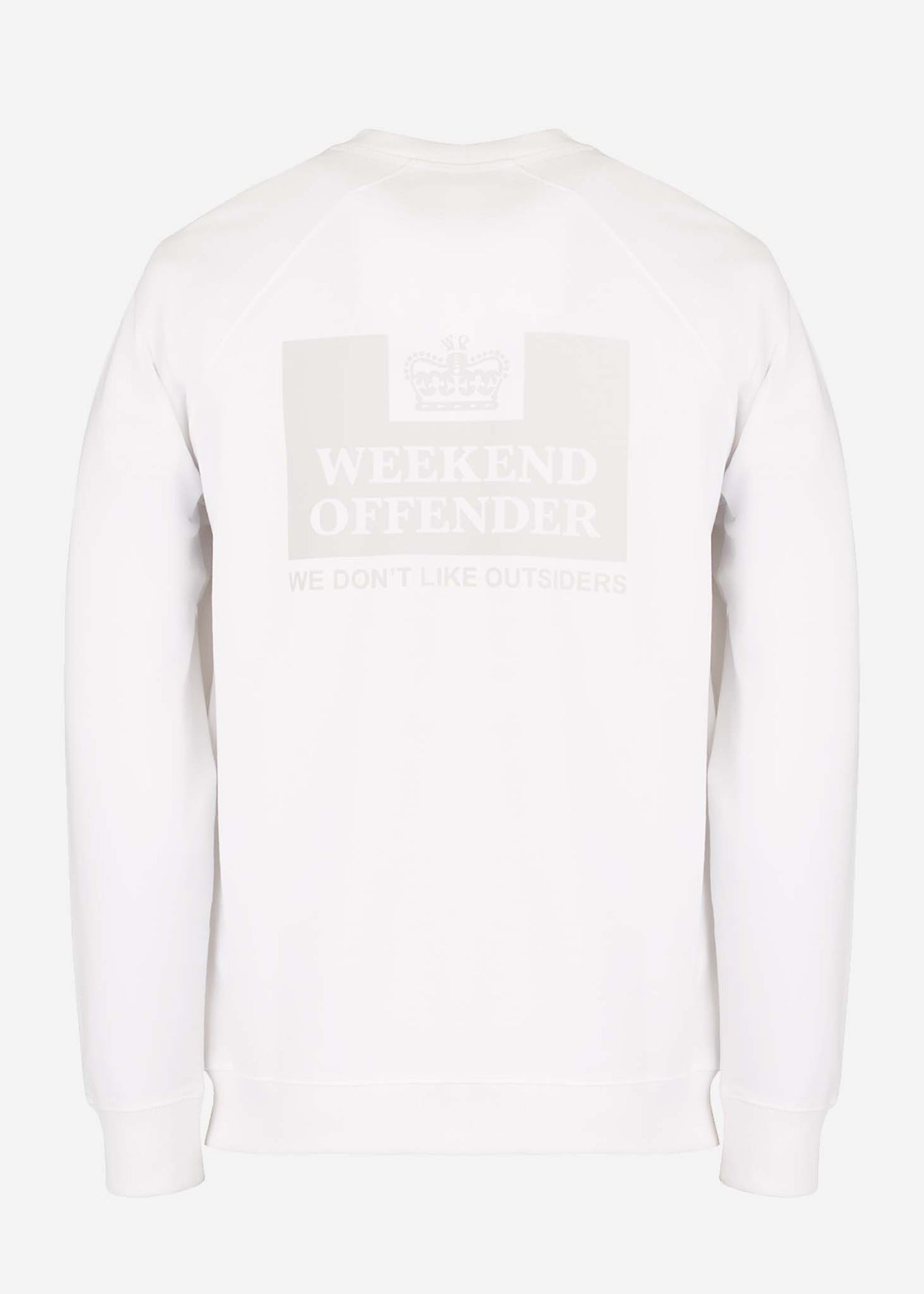 Weekend Offender Truien Leo Gregory special sweat - white
