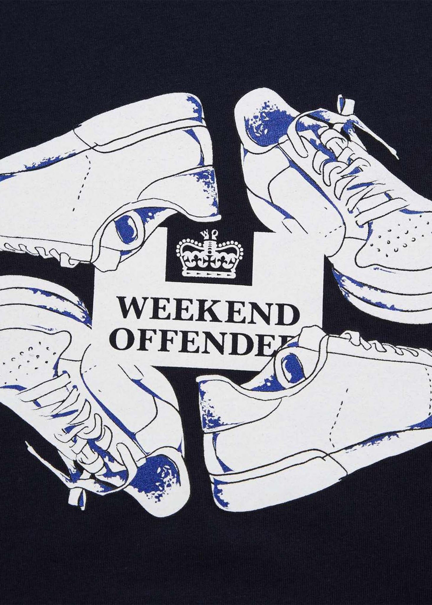 Weekend Offender T-shirts  Anacleti tee - navy 