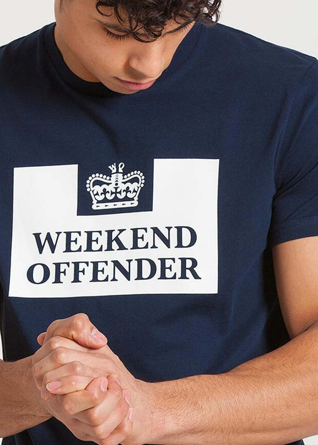 Weekend Offender T-shirts Prison t-shirt - navy