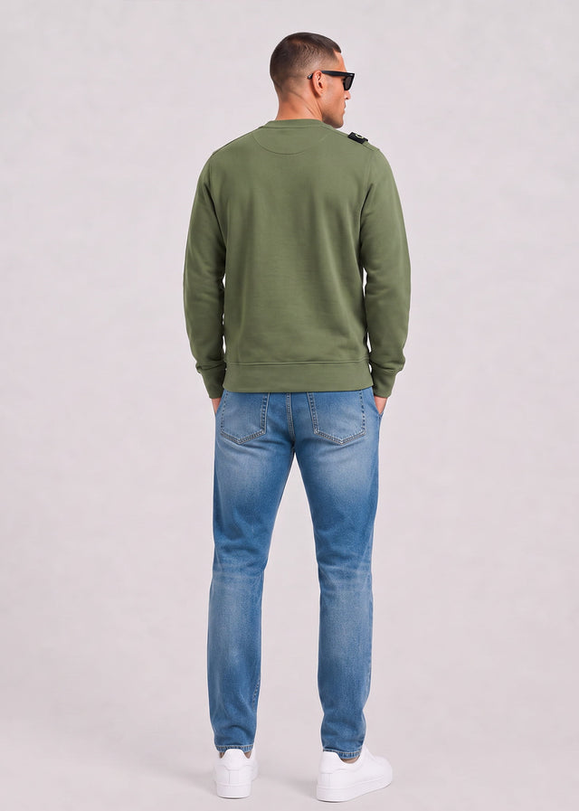 MA.Strum Truien Training crew sweatshirt - bronze green