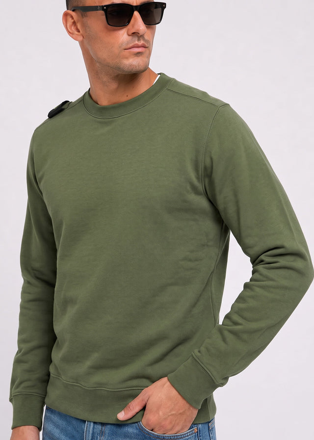 MA.Strum Truien Training crew sweatshirt - bronze green