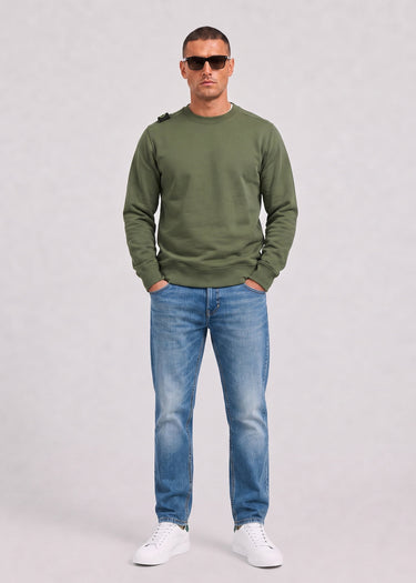 Mastrum Truien Training crew sweatshirt - bronze green