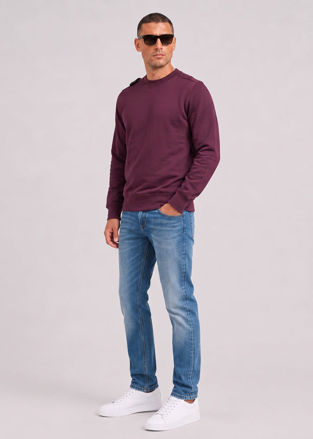 MA.Strum Truien Training crew sweatshirt - wine